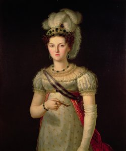 Retrato de Maria Josefina Amalia da Saxônia